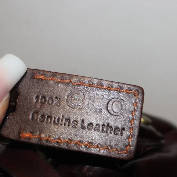 OLD TREND Vintage Leather Framed Satchel Handbag Crossbody Bag - Picture 4 of 11